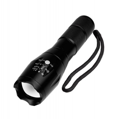 Adjustable LED Tactical Flashlight Camping 5 Models Zoomable Flash Torch Light