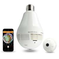 2019 Newly 960P Hidden Camera Light Bulb 360 Degree Fisheye Smart WIFI CCTV Camera Bulb with App Control